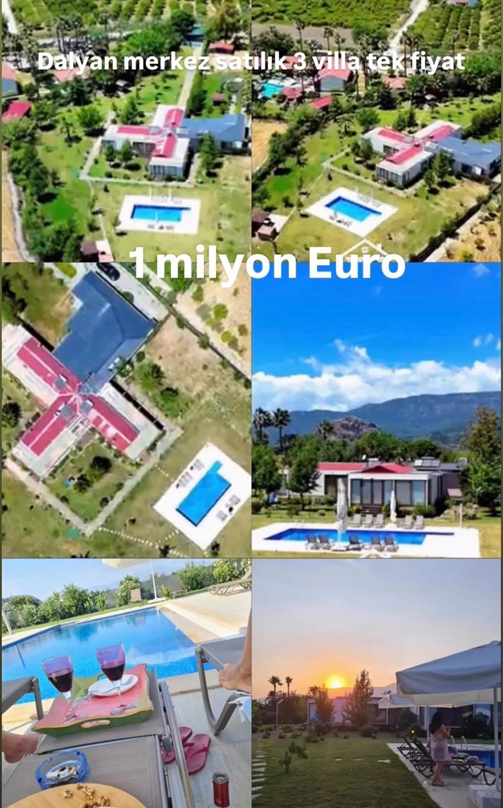 Im Zentrum von Dalyan 3 Stück Villen mit Pool Sehr dringend zum Verkauf