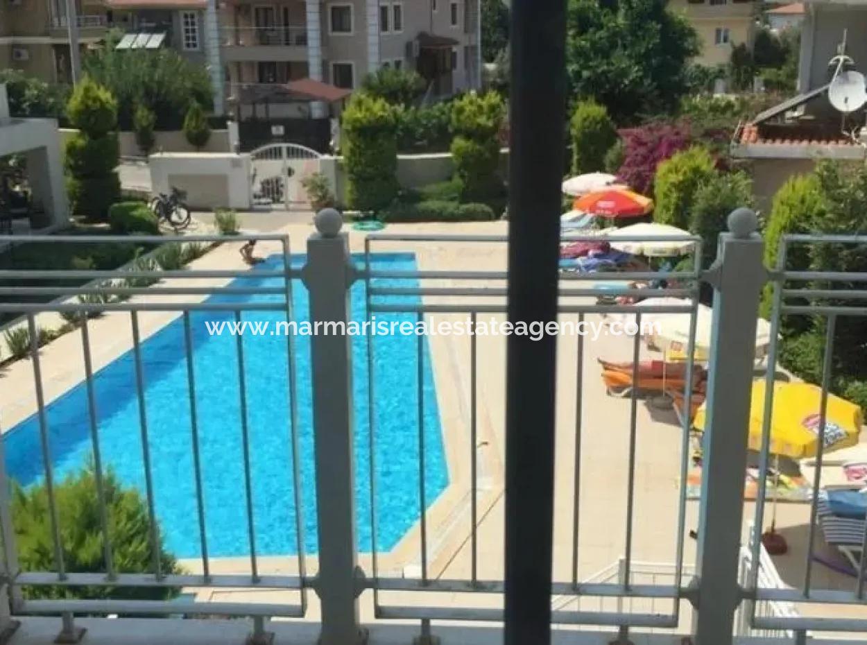 Luxus 3 Zimmer 1 Wohnzimmer Duplex-Wohnung Mit Pool Marmaris Icmeler