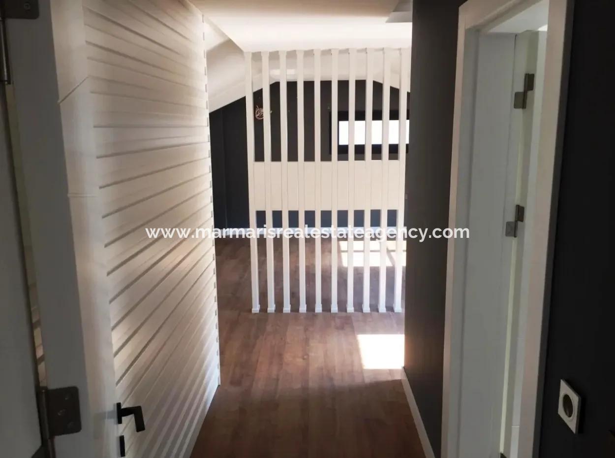 Schöne Villa Zum Verkauf In Marmaris Beldibi District, Villa Smart-Villa 220 M2 4 Zimmer 2 Wohnzimmer