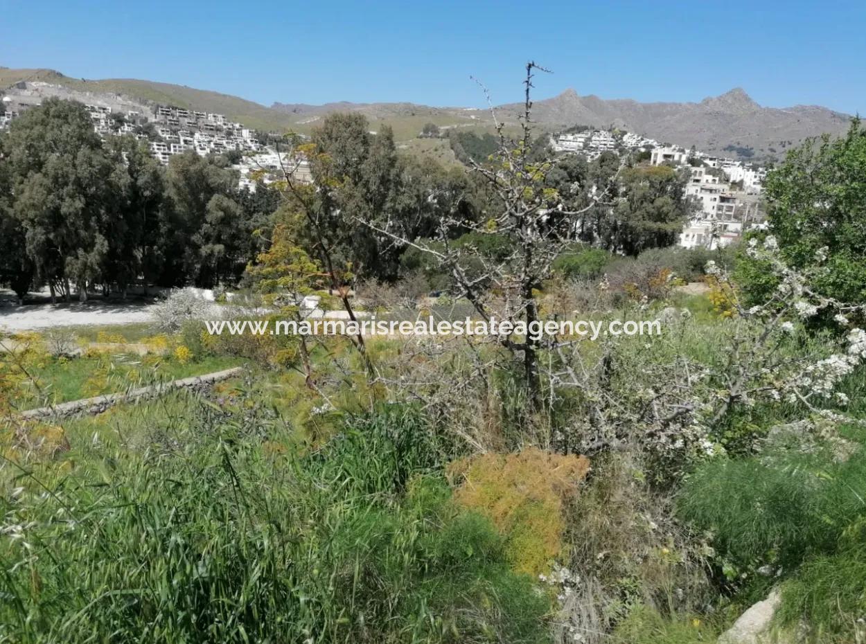 Grundstück Zu Verkaufen Mit 4000M2 Touristischen Entwicklung Am Meer In Bodrum Akyarlar