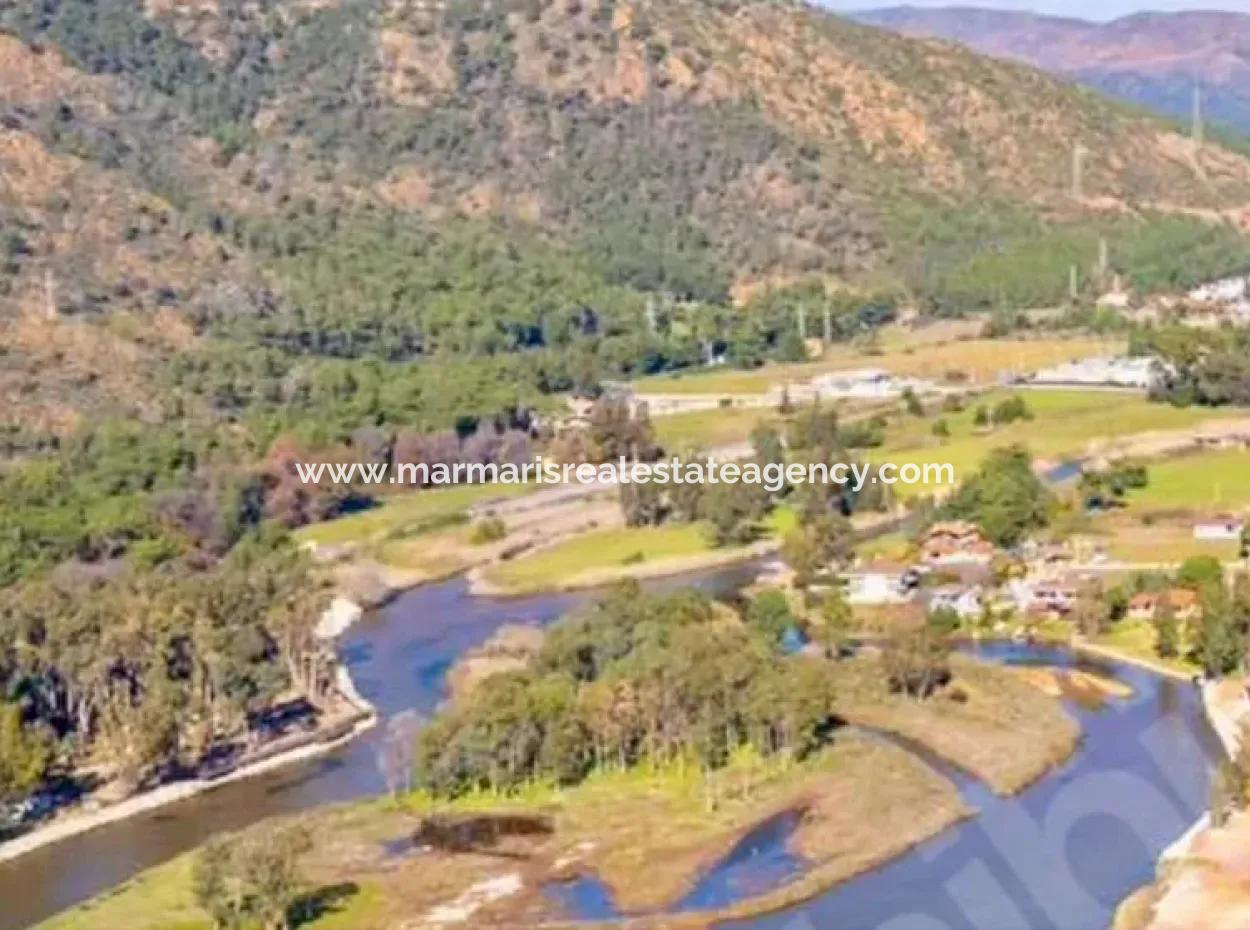 Grundstück Zum Verkauf In Der Bucht Von Marmaris Hisarönü In Einem 6500M2 Großen Tourismusgebiet Am Meer