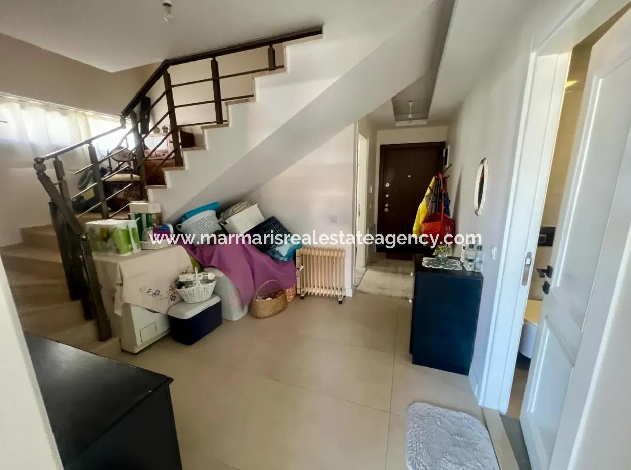 2 Zimmer, 1 Wohnzimmer, Neubau, Oberes Maisonette-Doppelzimmer, 90 M2, Wohnung Zum Verkauf Im Zentrum Von Marmaris, In Der Nähe Des Meeres