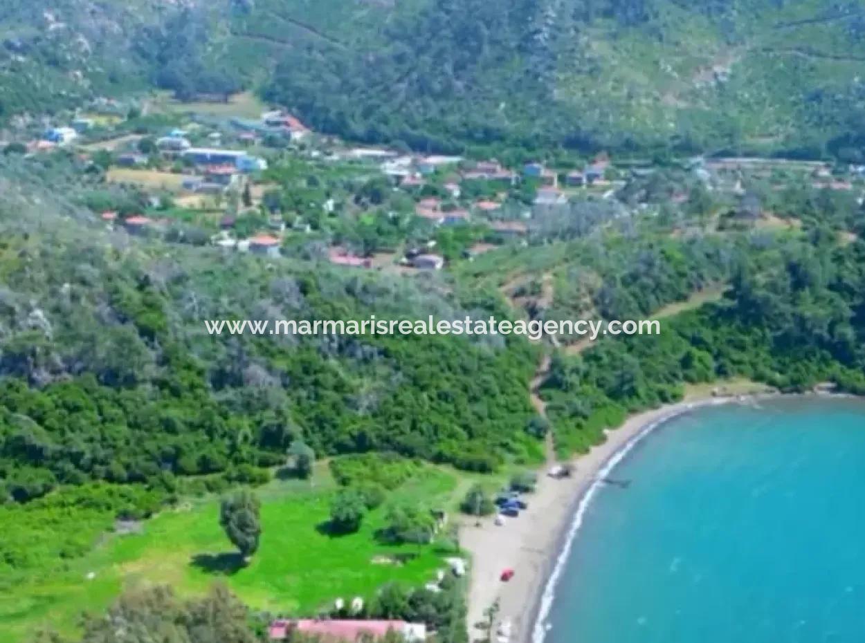 4000M2 Grundstück Direkt Am Meer Zum Verkauf In Der Bucht Von Hisaronu, Marmaris