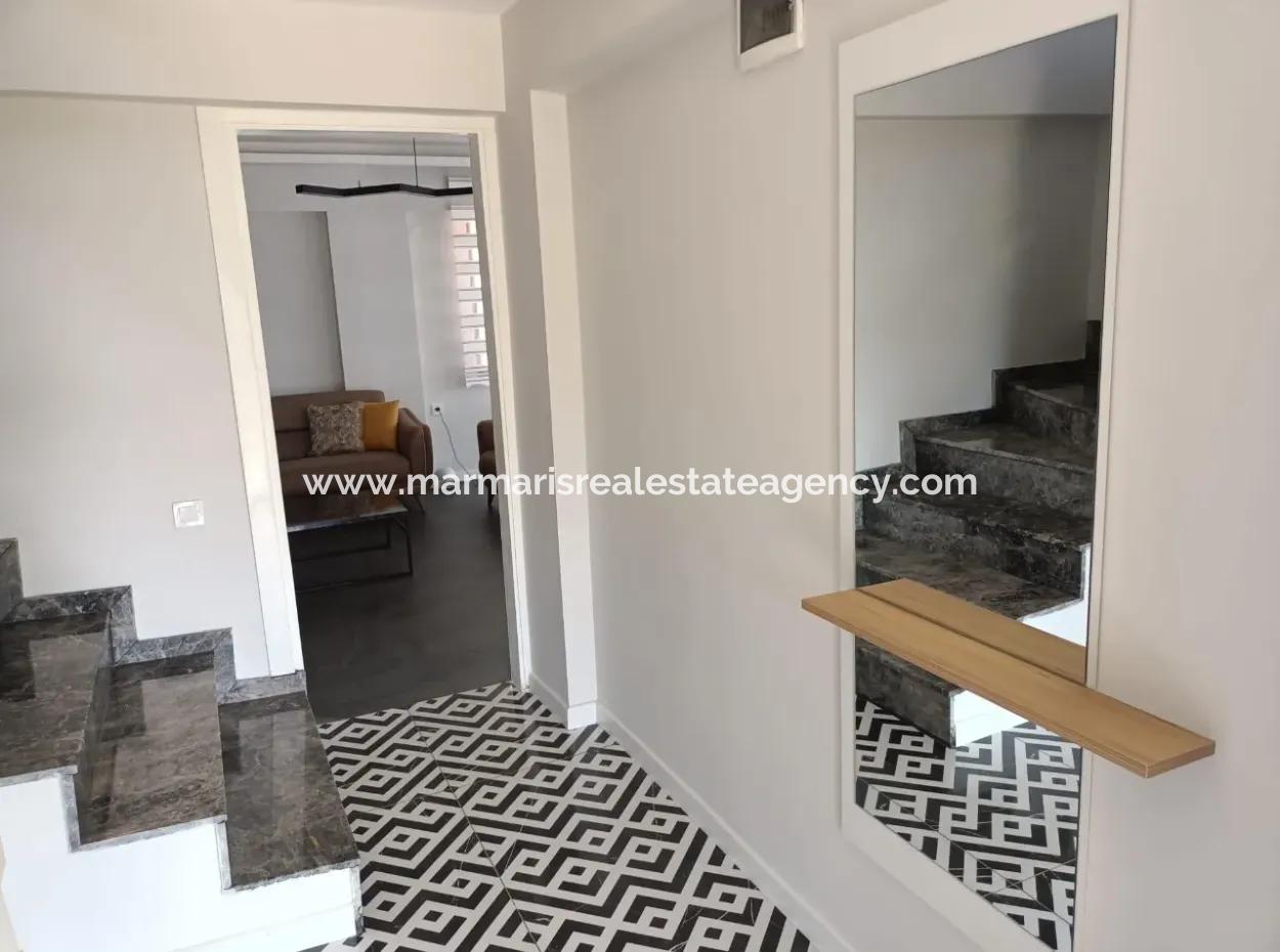 Villa Zum Verkauf In Marmaris Söğüt Village, Mit Herrlichem Meerblick, Swimmingpool, Parkplatz, 3 Zimmer, 1 Wohnzimmer, Garten, 200M2 Nutzfläche