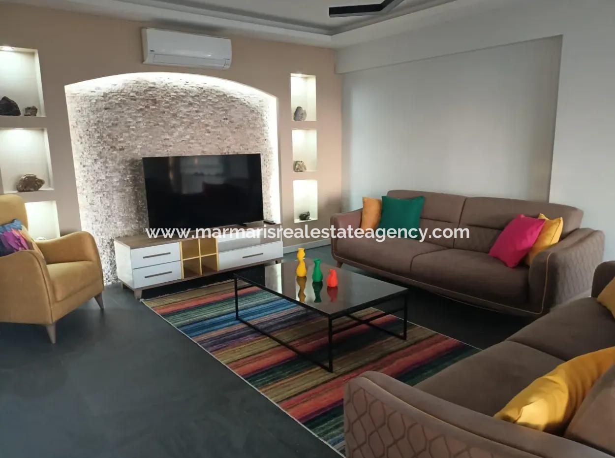 Villa Zum Verkauf In Marmaris Söğüt Village, Mit Herrlichem Meerblick, Swimmingpool, Parkplatz, 3 Zimmer, 1 Wohnzimmer, Garten, 200M2 Nutzfläche