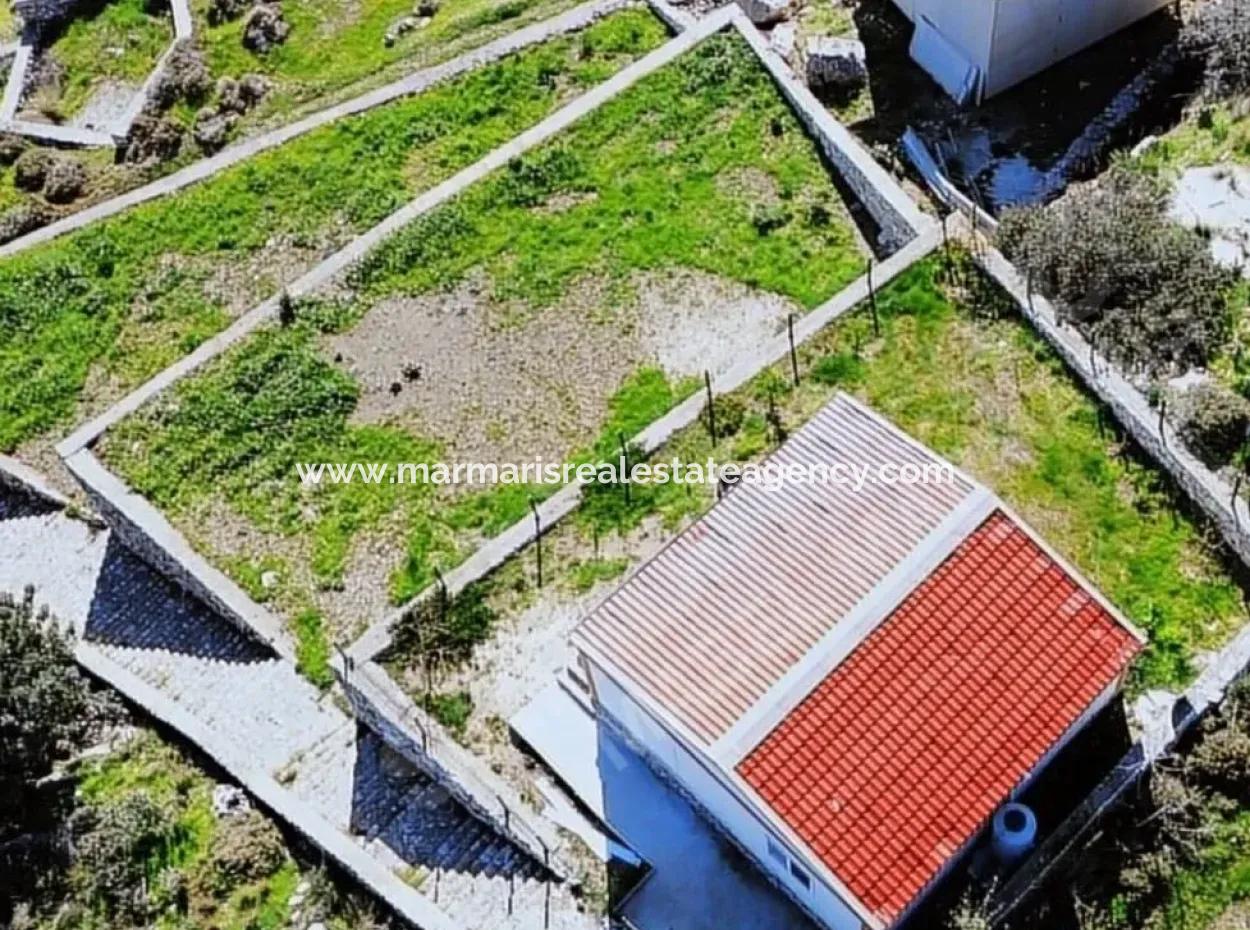2100M2 Vorgefertigtes Dorfhaus Mit Meerblick Zum Verkauf Im Dorf Söğüt, Marmaris