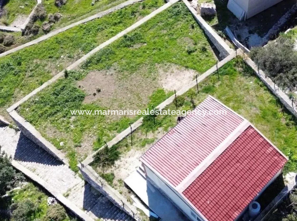 2100M2 Vorgefertigtes Dorfhaus Mit Meerblick Zum Verkauf Im Dorf Söğüt, Marmaris