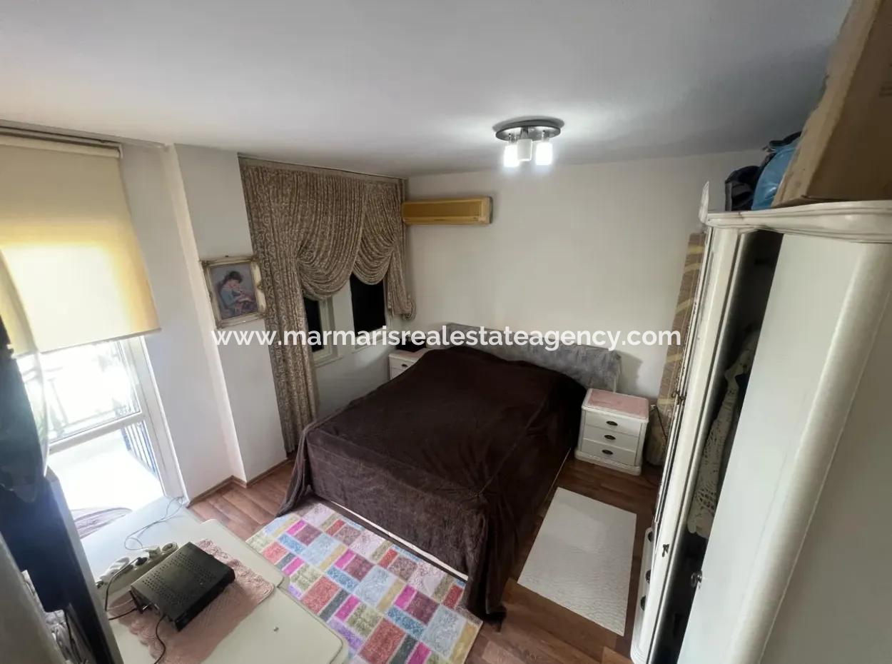 Marmaris Zentrum 3 Zimmer 1 Wohnzimmer Küche 140M2 Arakat Wohnung Zum Verkauf Ganz In Der Nähe Des Meeres