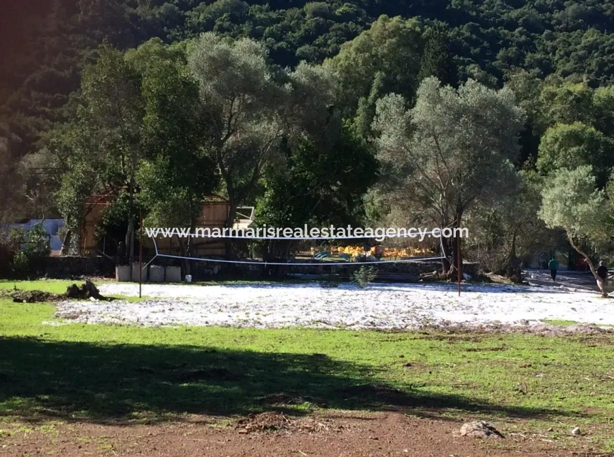 Das Land Zum Verkauf Von Marmaris In Der Nähe Des Meeres Grundstück Hotels, Marina, Yacht Club Land 4000 M2