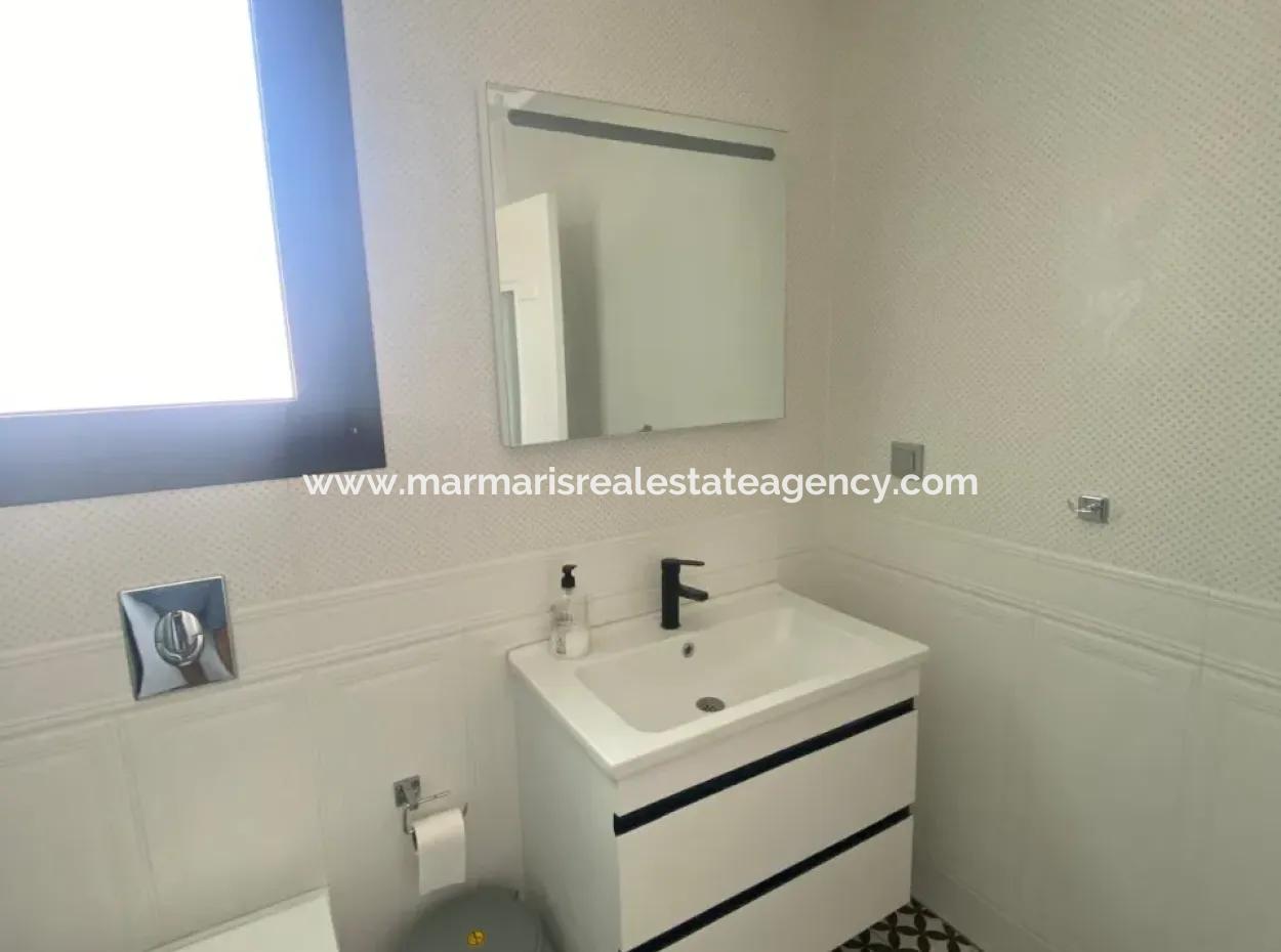 Marmaris Çamdibi 5 1 Voll Freistehende Pool, Möblierte Dreifachvilla Zu Mieten