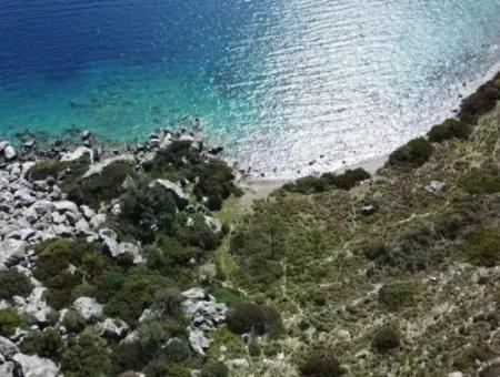 Grundstück Mit Meerblick Zum Verkauf Im Dorf Söğüt Im Bezirk Marmaris, Geeignet Für Investitionen 50 Meter Vom Meer Entfernt