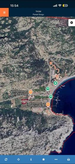 Marmaris Çiftlik Dorf In 2500m2 Nahe Am Meer Satılık Privatbesitz