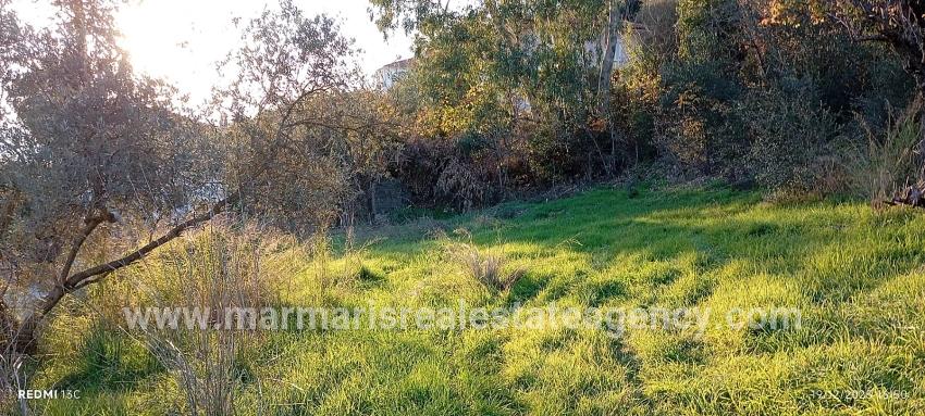 1186 M2 Plot Of Land For Sale In Akyaka, 8 Km Away, With A Planned 15-room Villa Project.