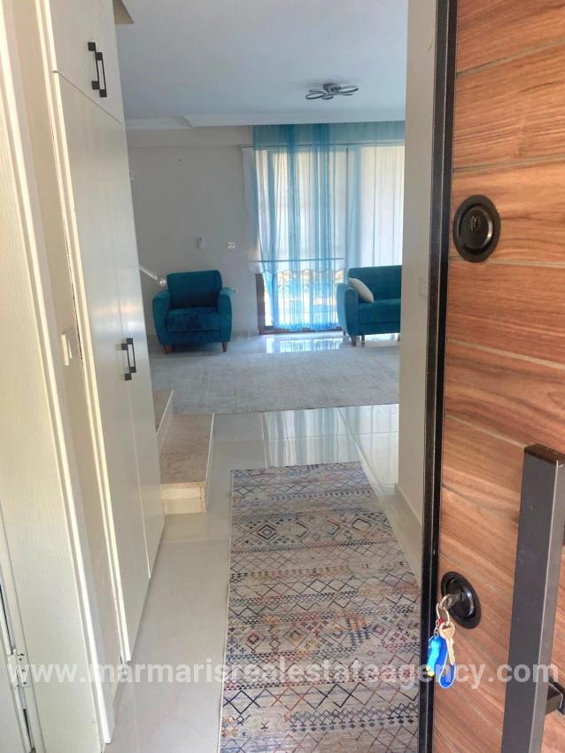 2+1 Furnished Apartment For Rent In Beldibi Neighborhood, With Private Entrance And Garden.