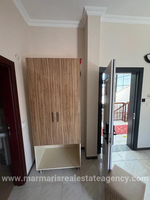 In the centre of Marmaris furnished rental 1+0 flat