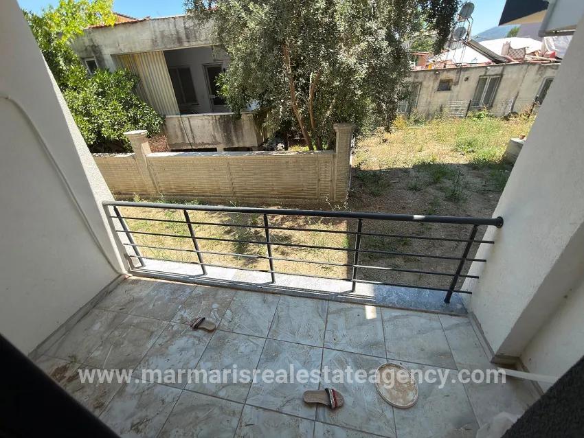 In the centre of Dalaman furnished 1+1 rental zero flat