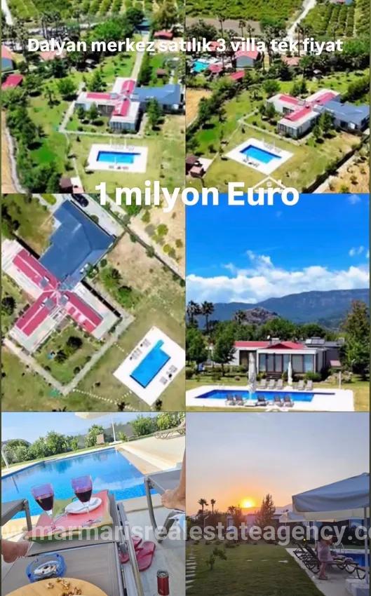 9+3 Bedroom Detached house For sale in Dalyan Nbh. Ortaca - 5.600 m²