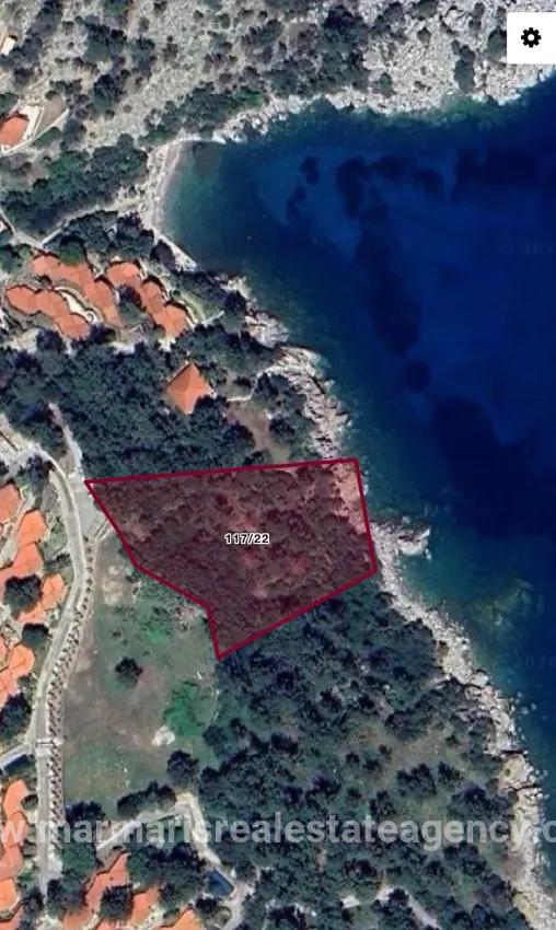 Marmaris Turunç cove with sea zero 4700 m2 controlled usage area