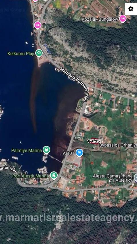 Marmaris Orhaniye neighbourhood In 100 metres to the sea Independent 1250 m2 urgent for sale land