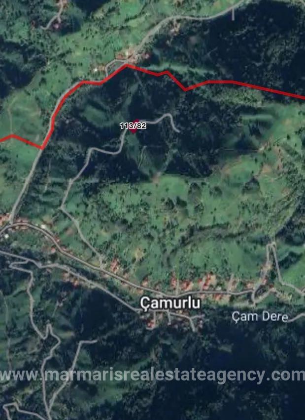 In the village of Hopa Kemelpaşa, a Tea garden with a 650 m2 road