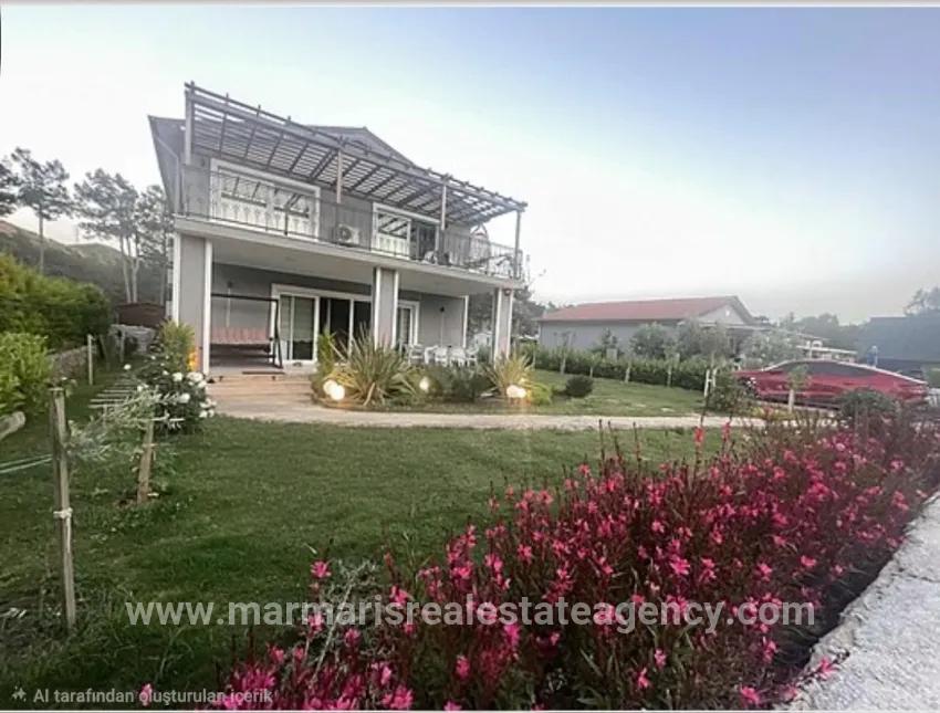 4+1 Bedroom Detached house For rent in Hisarönü Nbh. Marmaris - 500 m²