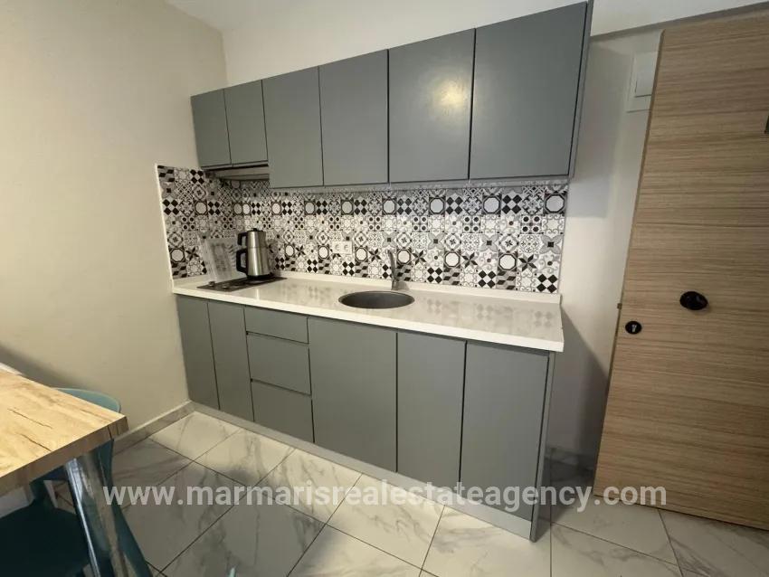 1+1 Bedroom Apartment For rent in Siteler Nbh. Marmaris - 55 m²