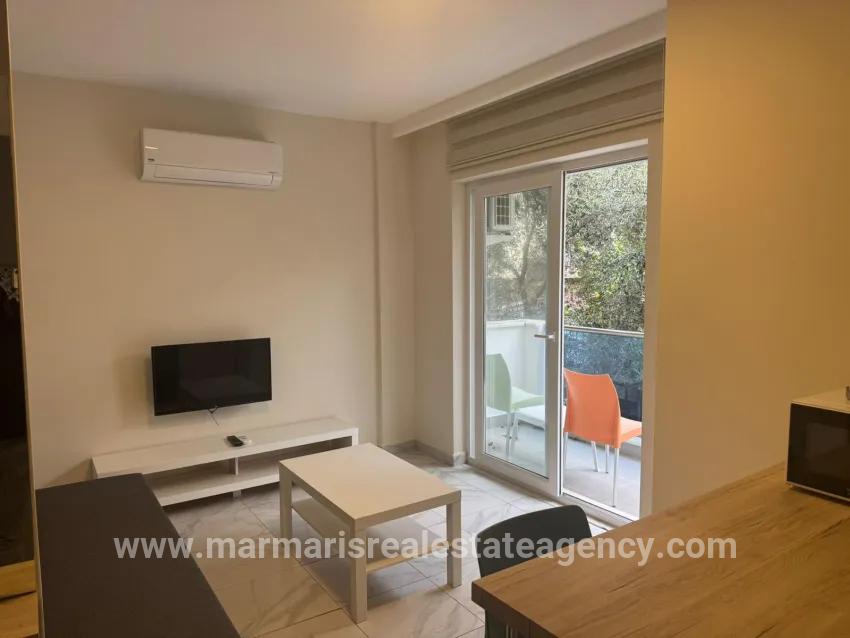 1+1 Bedroom Apartment For rent in Siteler Nbh. Marmaris - 55 m²