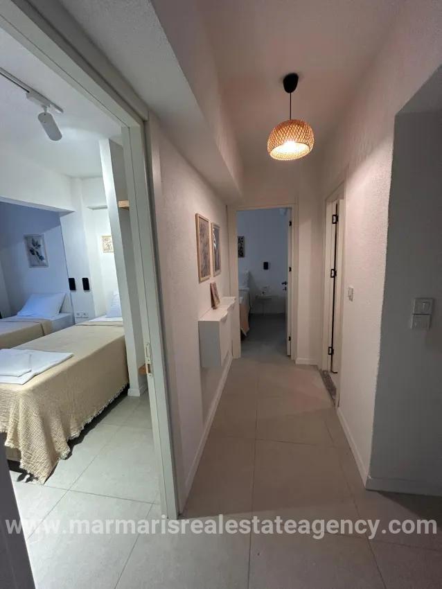 2+1 Bedroom Apartment For rent in Çıldır Nbh. Marmaris - 75 m²