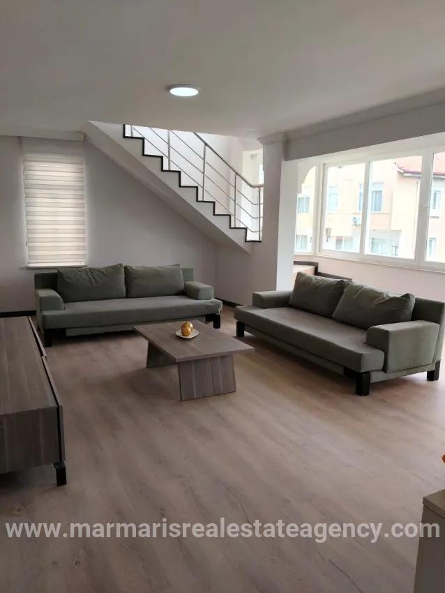 3+2 Bedroom Apartment For sale in Çıldır Nbh. Marmaris - 170 m²