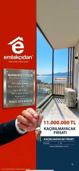 Marmaris Neighbourhoods In sea zero 1+1 for sale zero residence