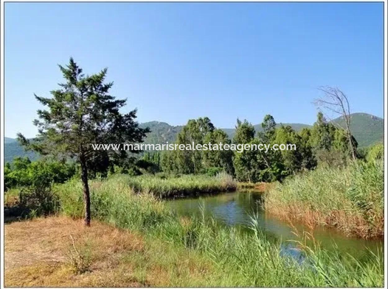 Urgent For Sale Plot In The Village Of 25.000 M2 Glazed Marmaris