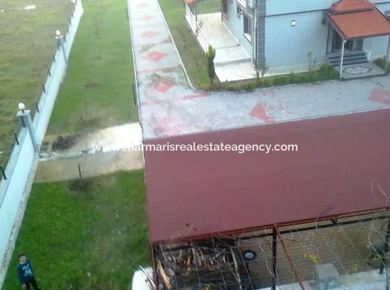 Built On A Plot Of 7000M2 In Marmaris, 8 Room Ranch House Pool