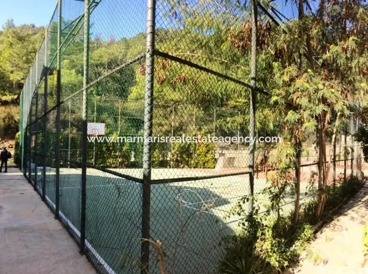 Super Luxury Duplex Apartment With Swimming Pool In Icmeler, Within The Site