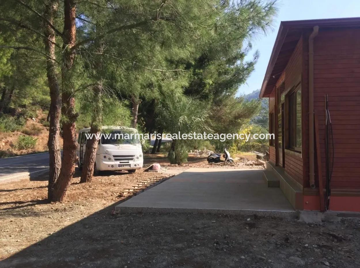 Apartment For Sale In Turgut Village, Both In The Workplace And On The Street For Sale 1 Rooms 1 Living Room