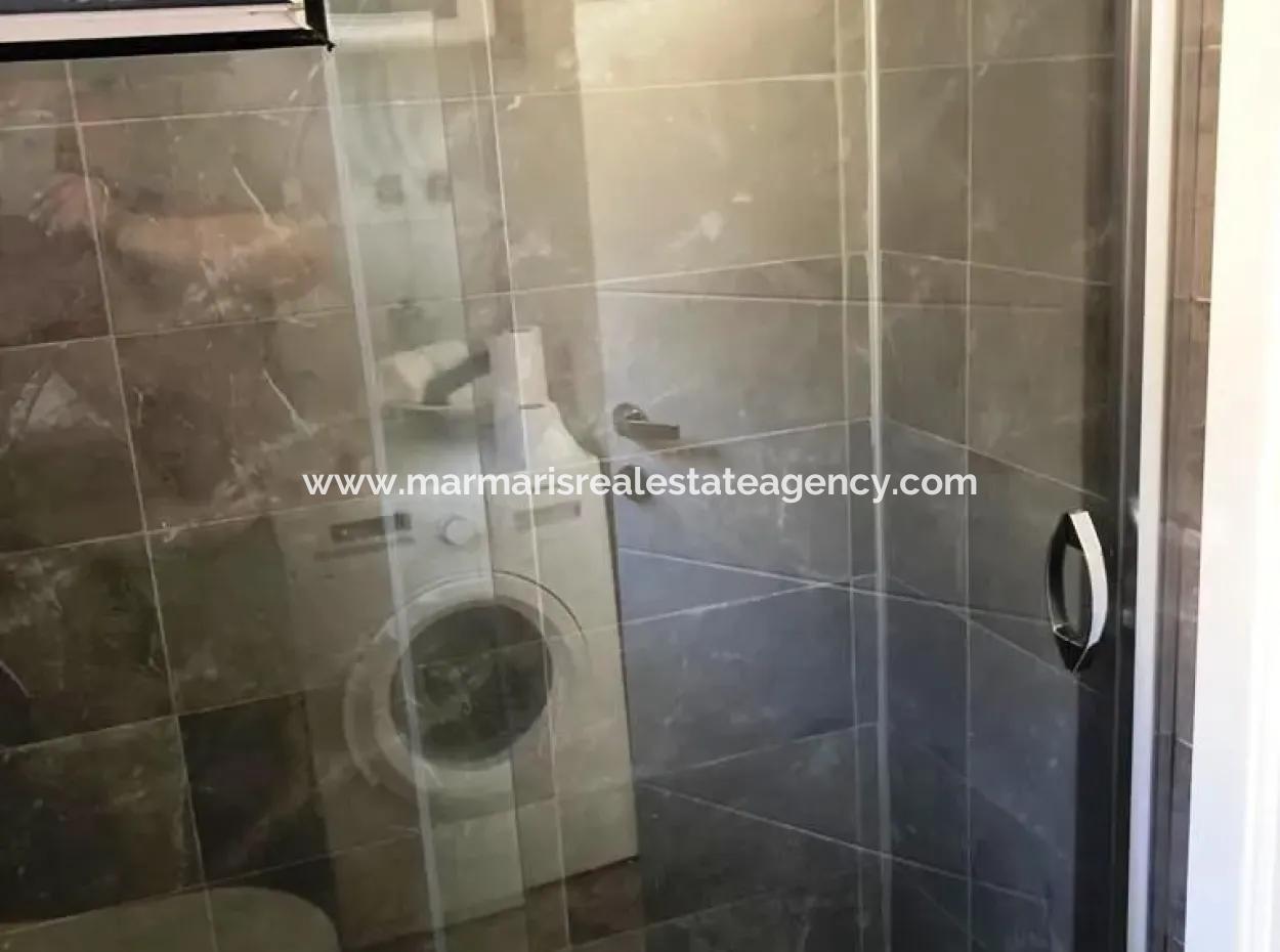 2 Rooms 1 Lounge Open Kitchen 100 M2 Apartment For Sale In The Site With Swimming Pool 400 Meters From The Sea In Datça Center