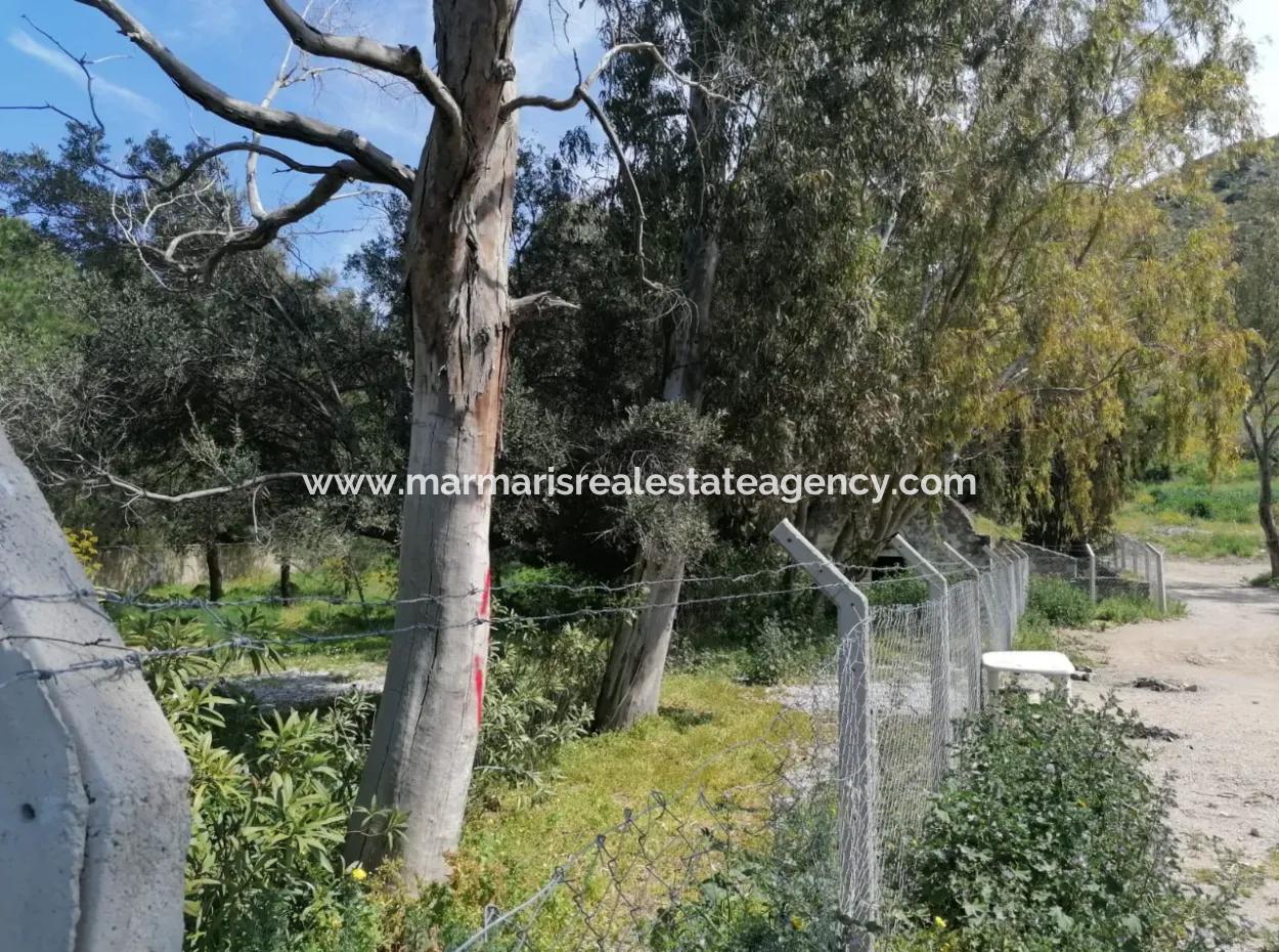 Land For Sale With 4000M2 Tourism Development By The Sea In Bodrum Akyarlar