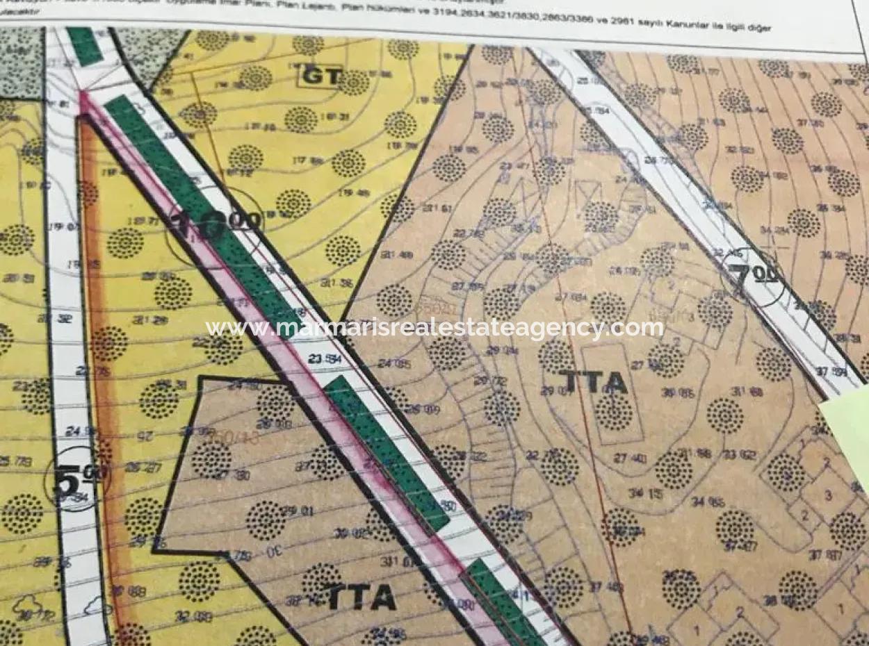 Land For Sale With 4000M2 Tourism Development By The Sea In Bodrum Akyarlar