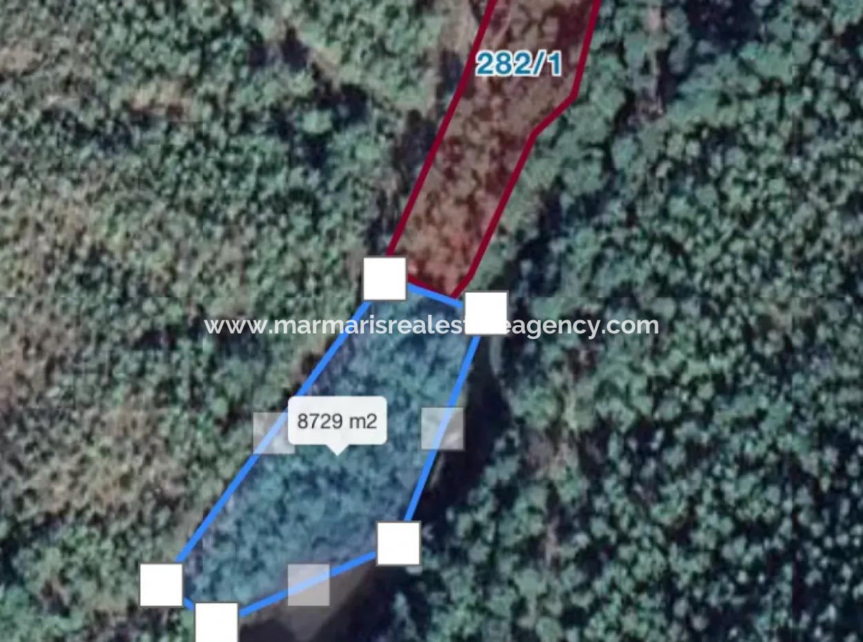 Land For Sale Suitable For Bungalow Hotel In 7500M2 Plot In Bördübet Bay