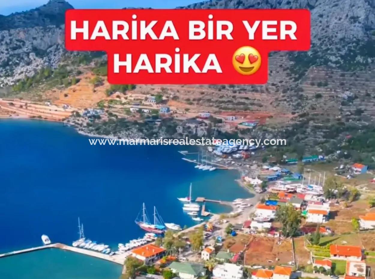 Our 6-Room Mansion Apartment With Pool In A 1000M2 Plot By The Sea In Marmaris Söğüt Village Is For Sale.