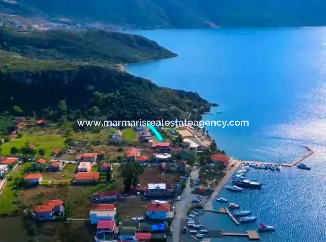 Sea View Land For Sale In Söğüt Village Of Marmaris District, Suitable For Investment 50 Meters From The Sea