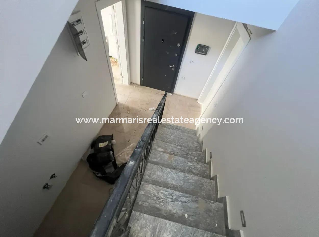 3 Rooms 3 Bathrooms 160M2 Forest View Villa For Sale In Marmaris Çetibeli Mahallesi 400M2 Plot With Full Detached Swimming Pool