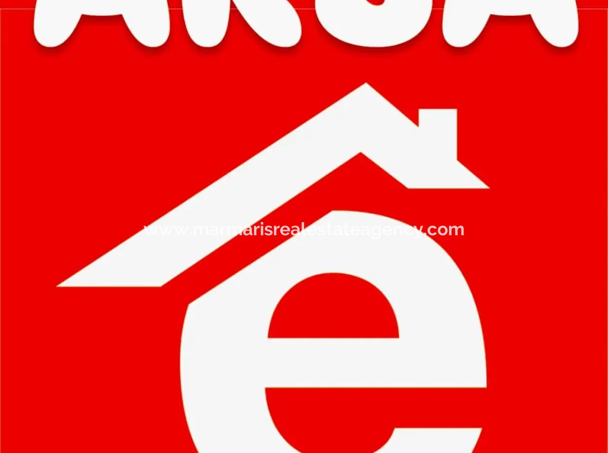 Marmaris Söğüt Village 378M2 Suitable For Investment By The Sea 378M2 Field For Sale