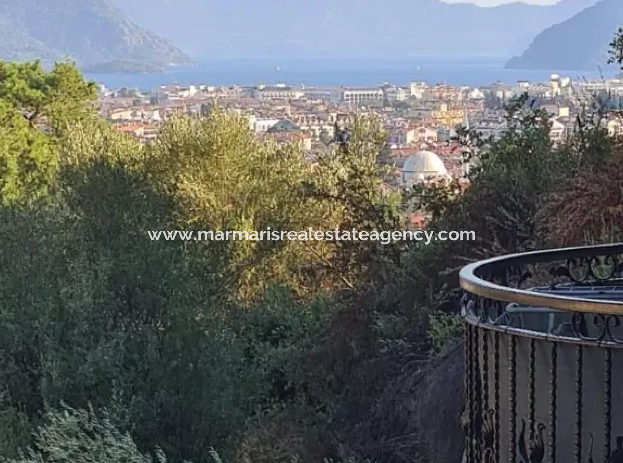 Villa For Sale In Armutalan, Marmaris With A Fully Detached Garden And Pool