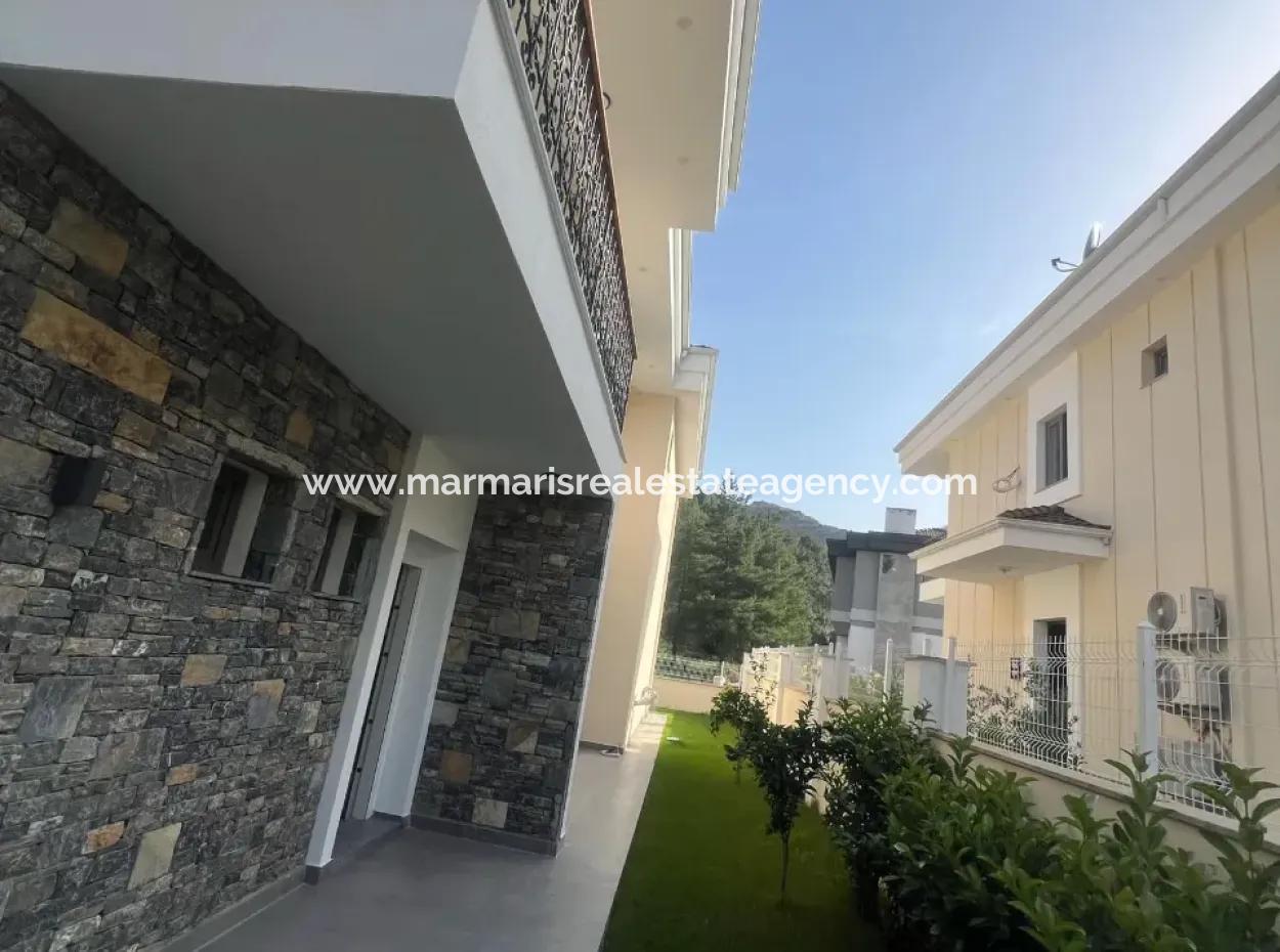 Ultra Luxury Villa For Sale In Icmeler Neighborhood Of Marmaris District, 4 Rooms 4 Bathrooms 240M2 With Swimming Pool In A Fully Detached 450M2 Plot With Forest View