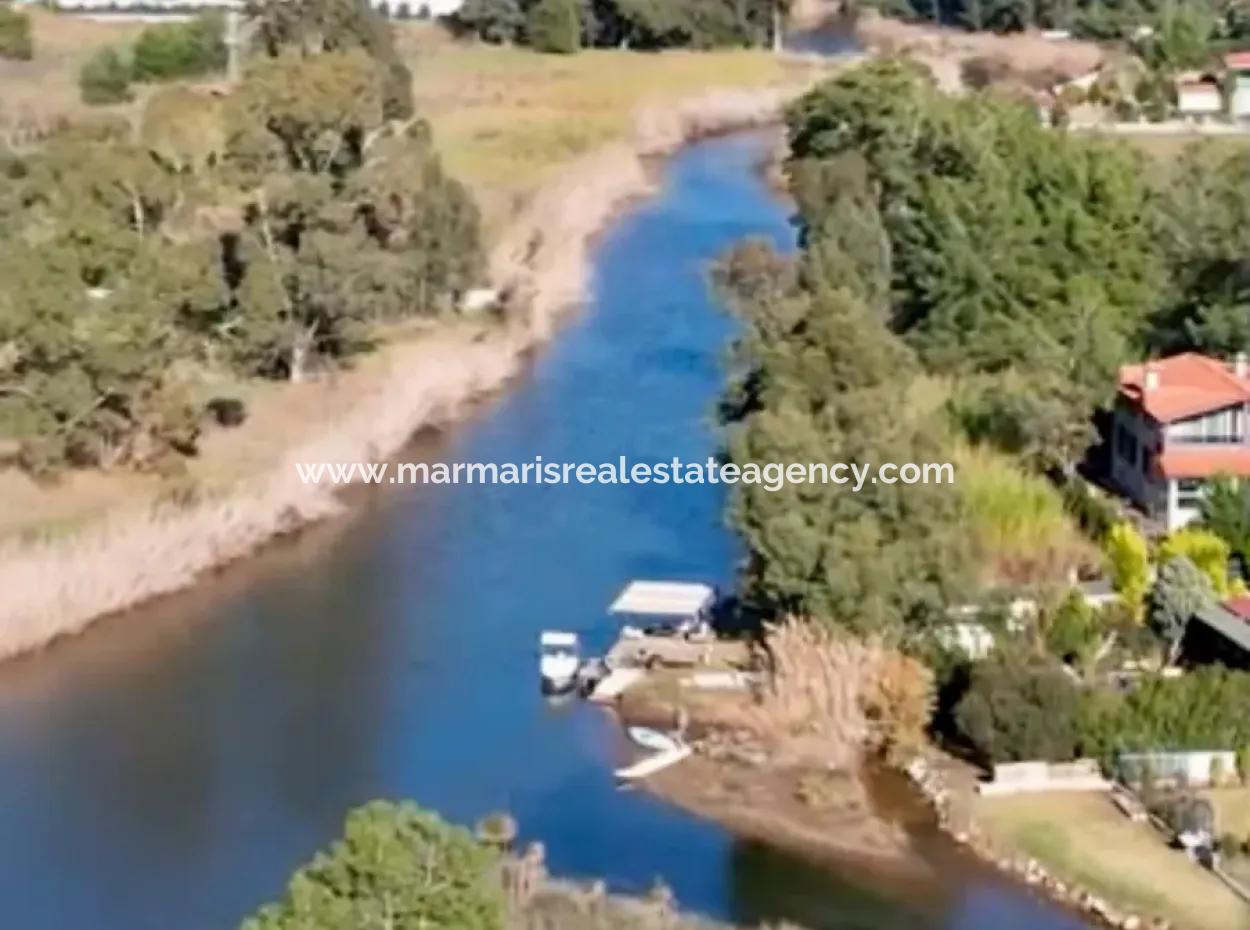 Our 10000M2 Shared Land Suitable For Commercial Use By The Canal In Marmaris Is For Sale