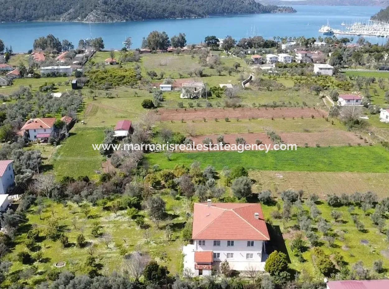 Farmhouse Among Olive Groves With 10 Rooms In A Plot Of 3700M2 Close To The Sea In The Orhaniye Neighborhood Of Marmaris From The Real Estate Agent
