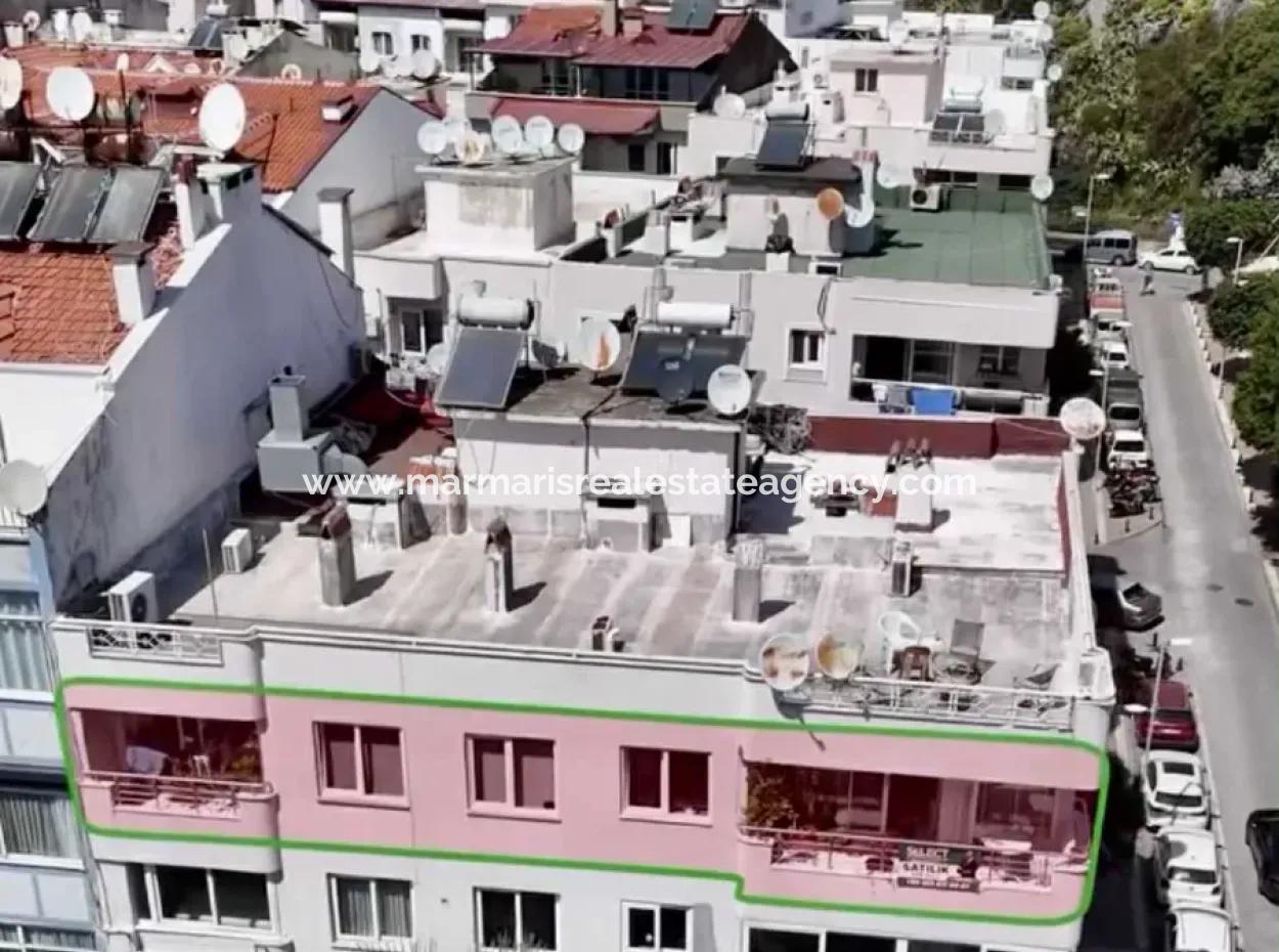 2 Rooms 1 Living Room 106M2 Mansion Apartment For Sale In A Magnificent Location By The Sea In The Center Of Marmaris