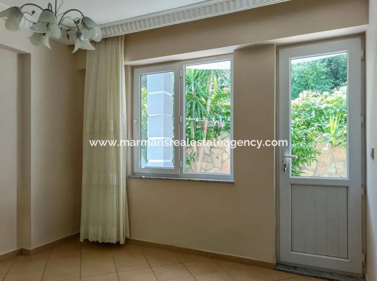 3 1 Garden Duplex Apartment For Sale In Beldibi Neighborhood Of Marmaris District In A Complex With Nature View Swimming Pool