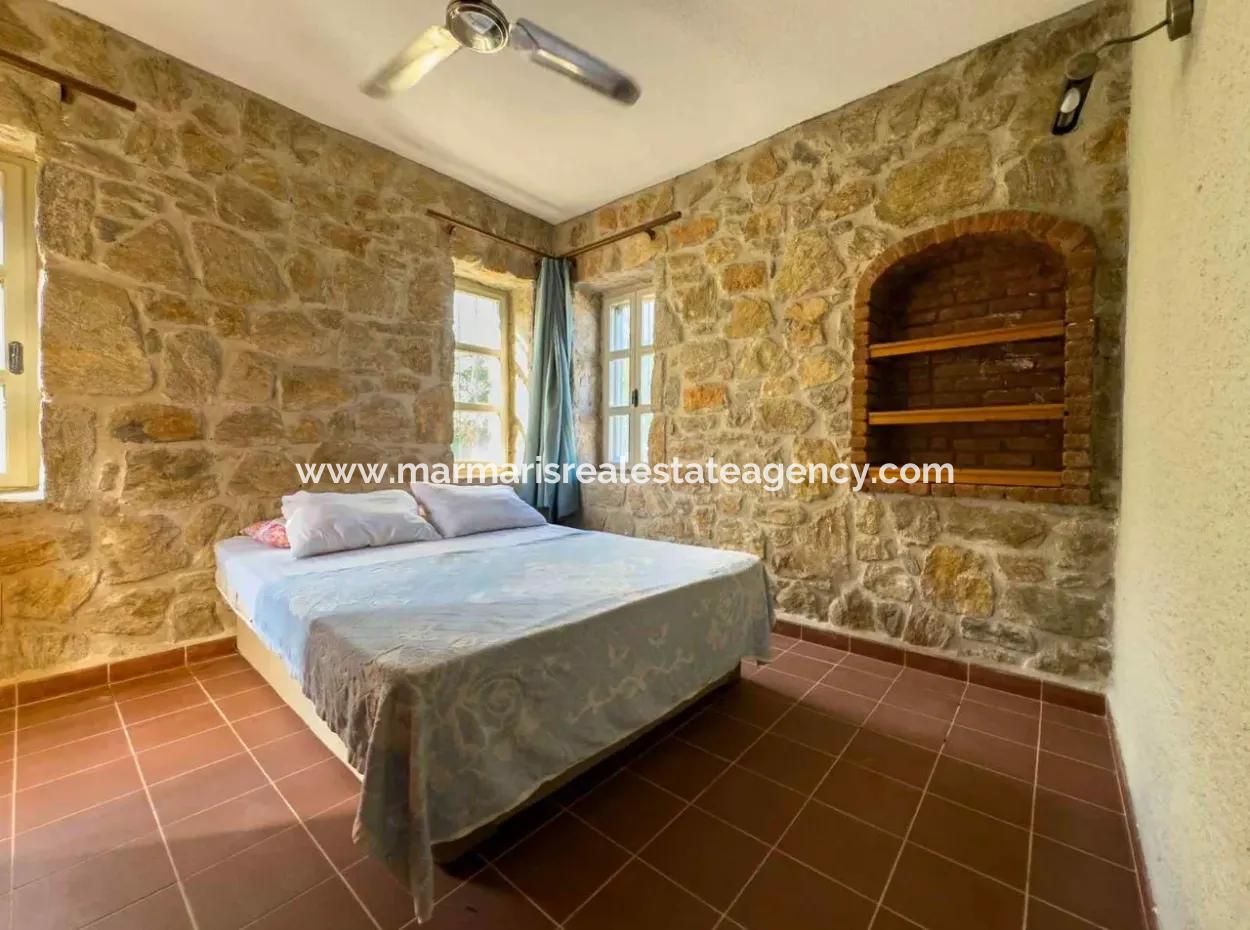 4 1 Stone Villa For Sale In A Fully Detached 150M2 Plot In Old Datca Village