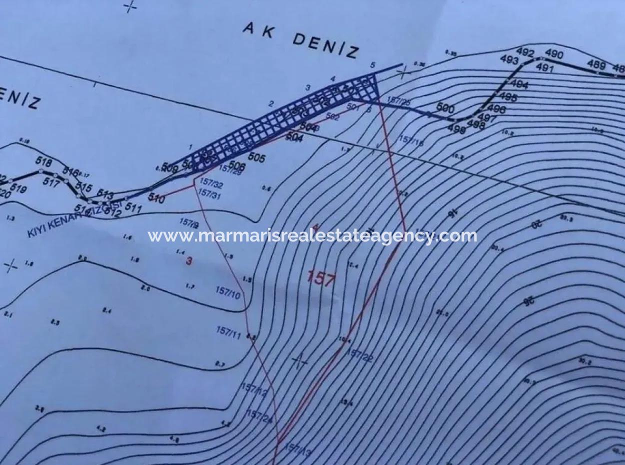 The Land For Sale From Marmaris Near The Sea Plot Hotels,Marina,Yacht Club Land 4000 M2